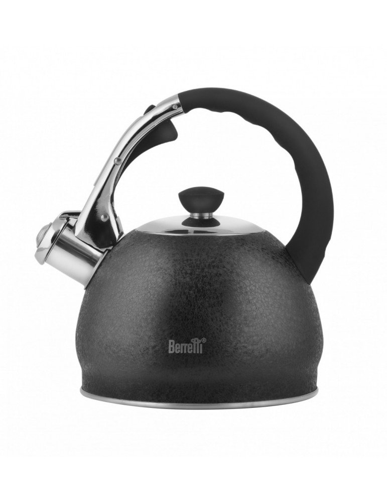 Berretti - Czajnik Tradycyjny Carla - 2 L - Czarny - Indukcja - Gaz - Br-7450