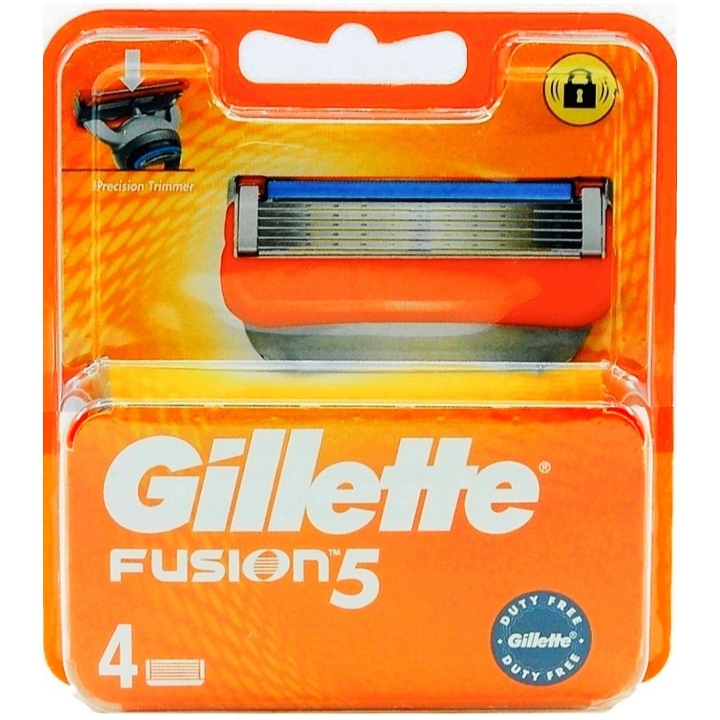 Gillette Ostrza wymienne do Fushion 5 ! Zestaw 4x