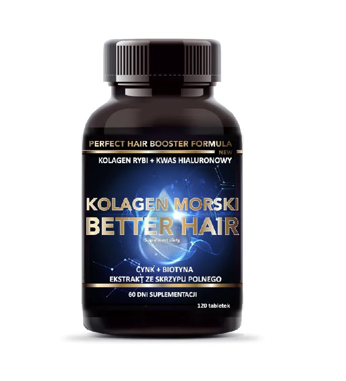 Intenson Kolagen morski better hair Suplement diety 120 tab.