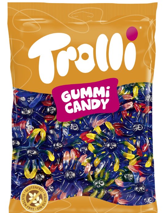 Trolli, żelki owocowe Ośmiorniczki, 1 kg