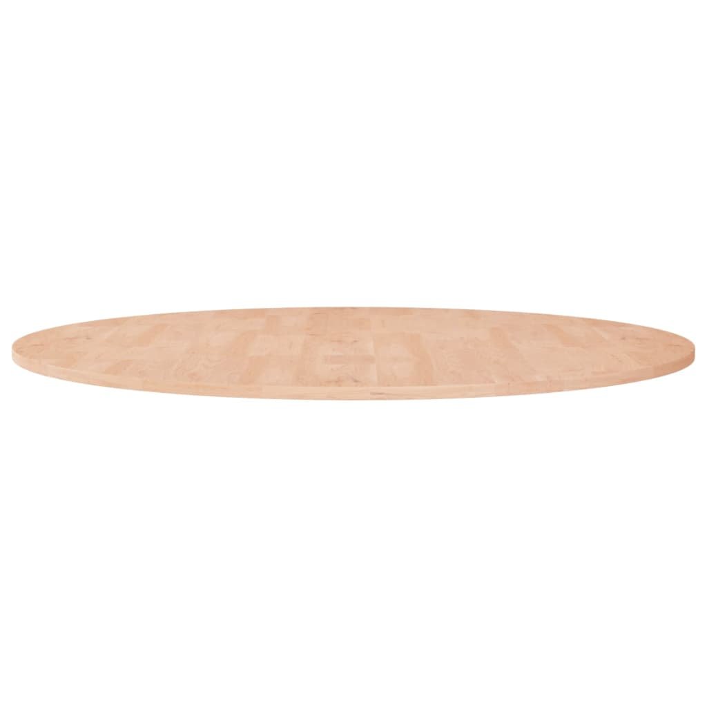 Okrągły blat do stolika, Ø90x1,5 cm, surowe drewno dębowe