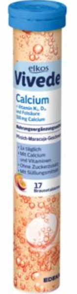 Calcium Elkos Vivede Edeka 102G