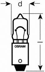 OSRAM T10W 12V 10W BA9s MINIWATTR