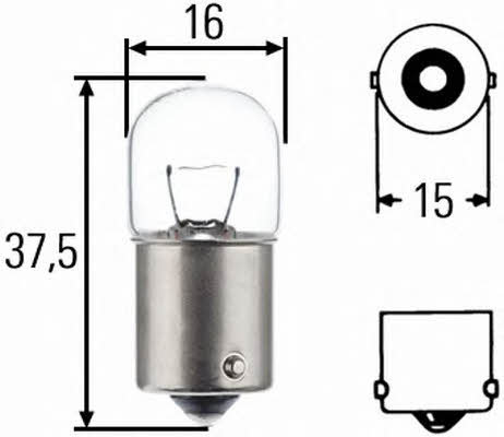 Hella ŻARÓWKA R5W 5W 12V LL 8GA002071351