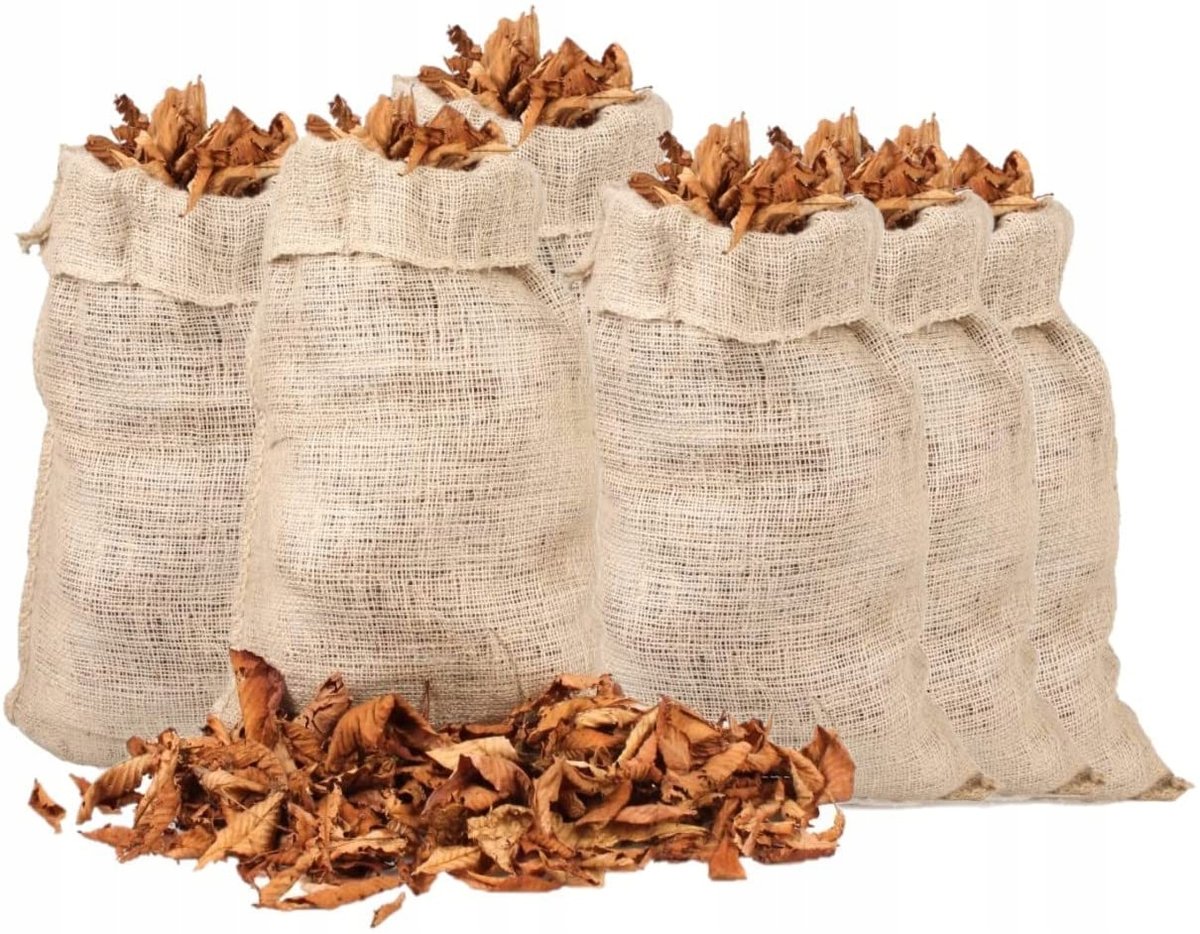 Worek Worki Kompostowy Trawę Liście 6 Szt Jutowy