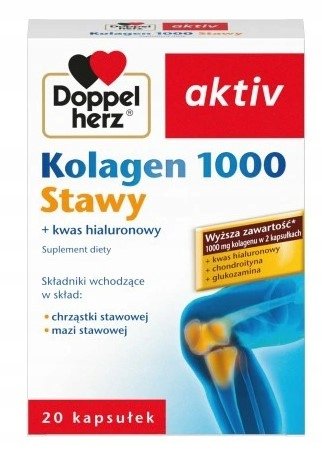 QUEISSER PHARMA GMBH & CO. Doppelherz Aktiv Kolagen 1000 Stawy 20 kapsułek 3785221