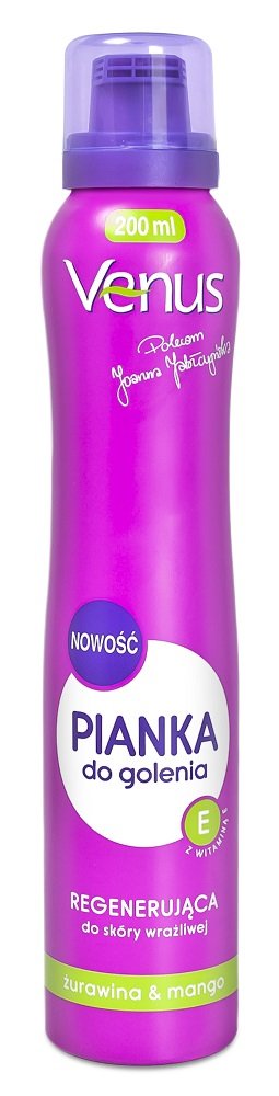 VENUS Pianka do golenia Regenerująca Żurawina&Mango 200 ml