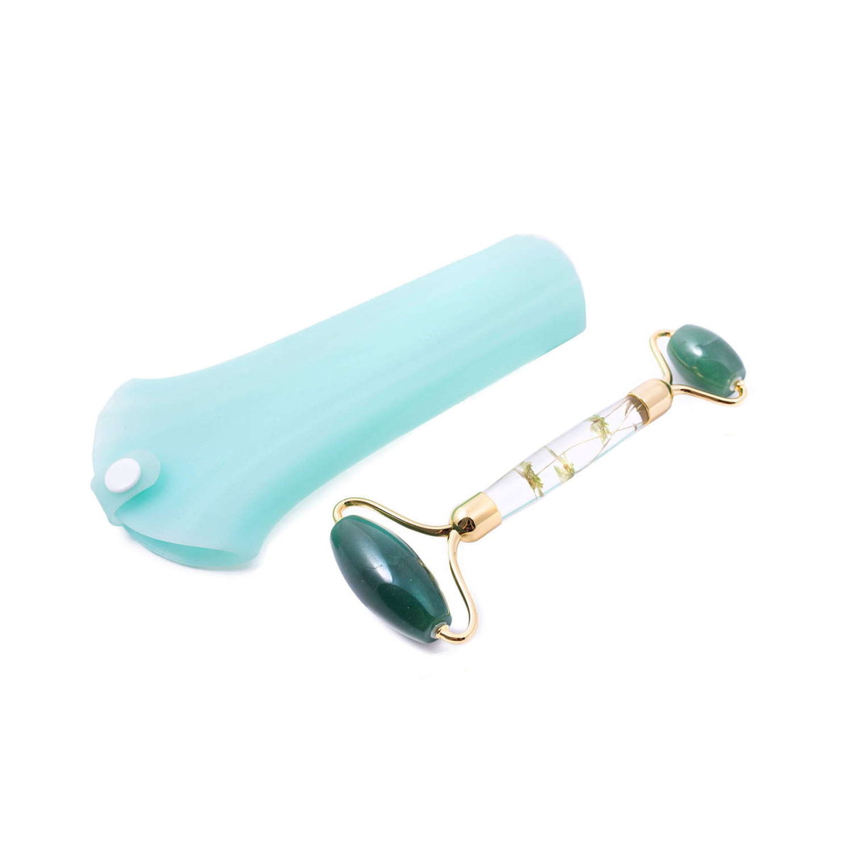 Zestaw prezentowy Twarz roller guasha olejek jade