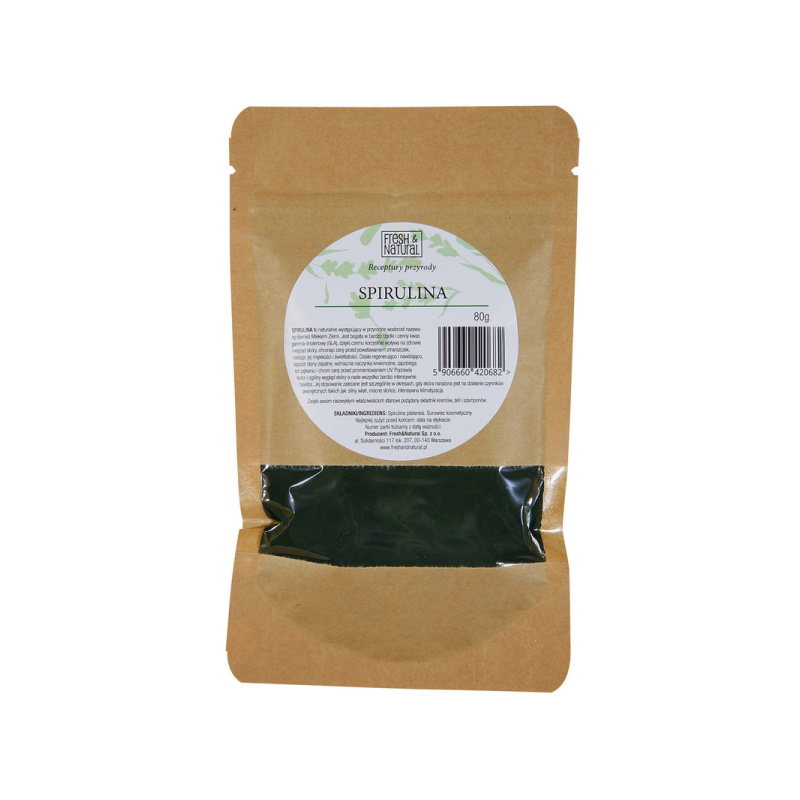 Fresh&Natural, Spirulina, 80 g