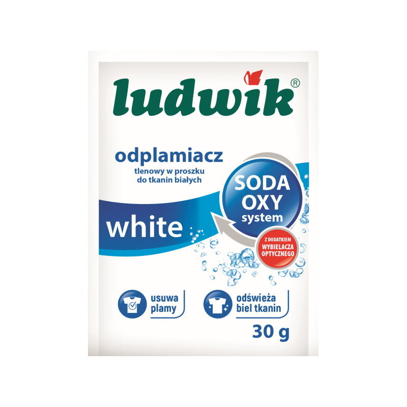 Ludwik Odplamiacz tlenowy w proszku do białego 30g