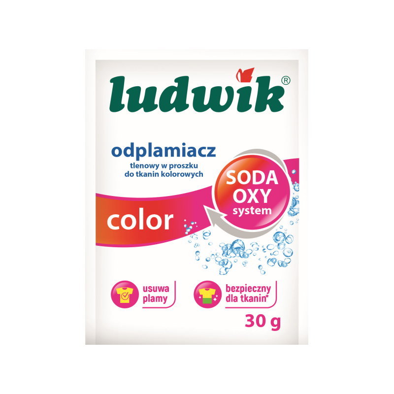 Ludwik Odplamiacz tlenowy w proszku do koloru 30g