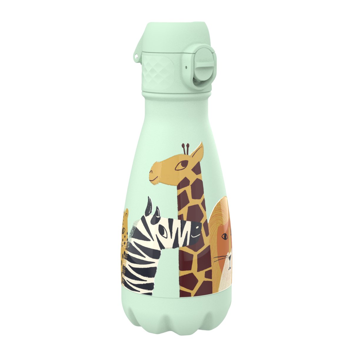 Mały Termos Butelka Termiczna Próżniowa Stalowa 280 Ml Safari Animals