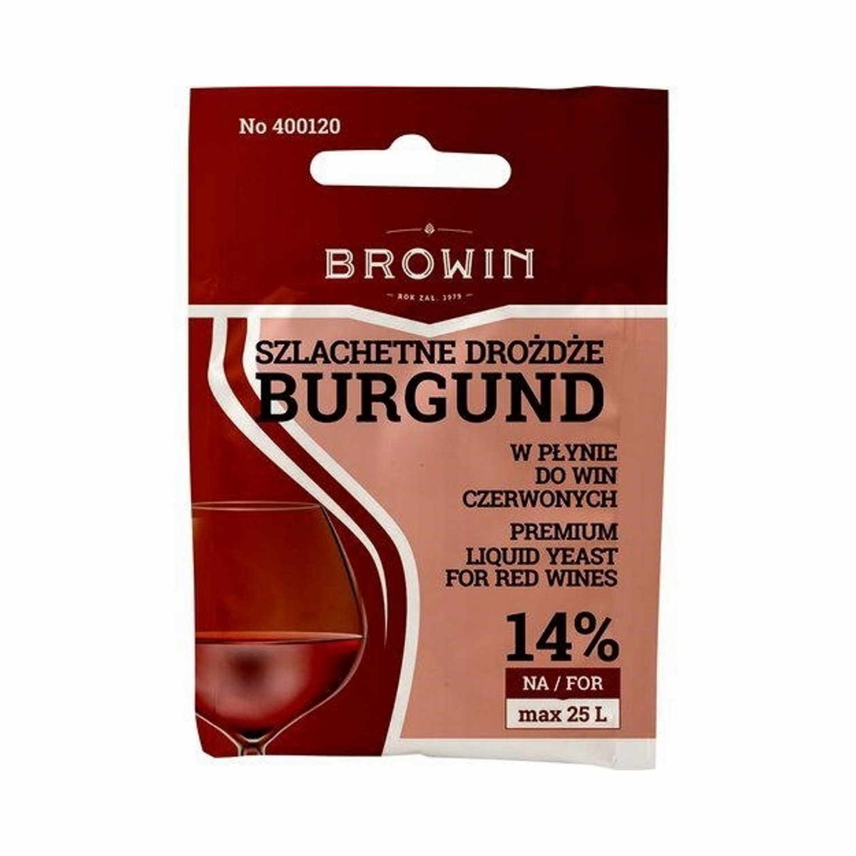 Szlachetne drożdże w płynie Burgund 20ml