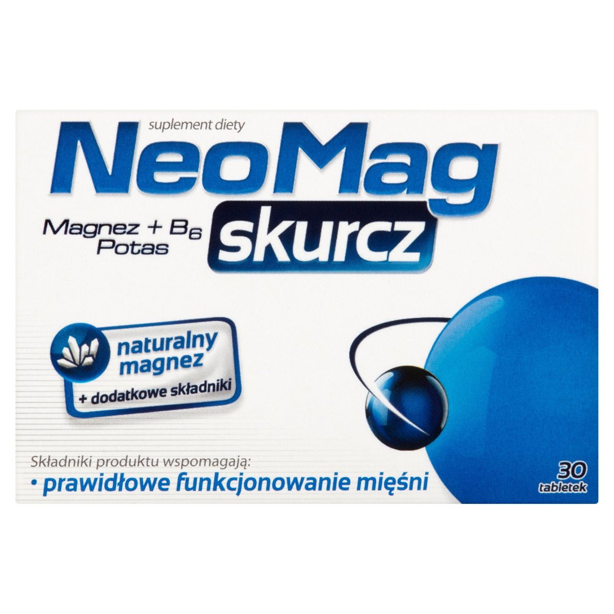 Magnez + B6 + potas 30 tabletek NEOMAG m00-E0DF-83887