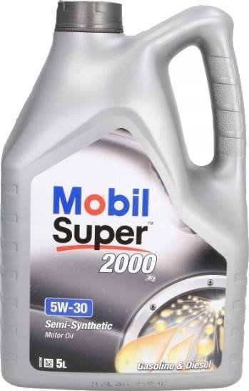 Mobil 1 Mobil Super 2000 X1 5 W-30 Engine Oil, 5L 153536
