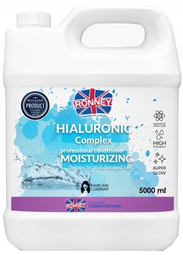 Ronney Hialuronic Complex Moisturizing Odżywka nawilżająca do włosów suchych i zniszczonych 5000 ml