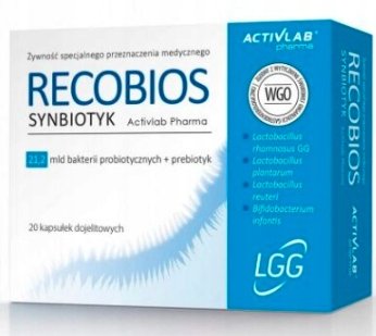 ActivLab Pharma ActivLab Recobios Synbiotyk 20 kapsułek 3750521