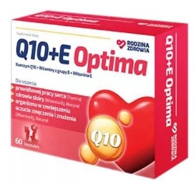 SILESIAN PHARMA Rodzina Zdrowia Q10+E Optima 60 kapsułek Wysyłka kurierem tylko 10,99 zł