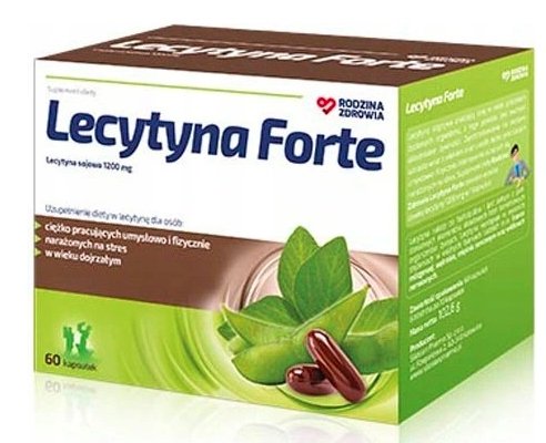 SILESIAN PHARMA Rodzina Zdrowia Lecytyna Forte, 60kaps.