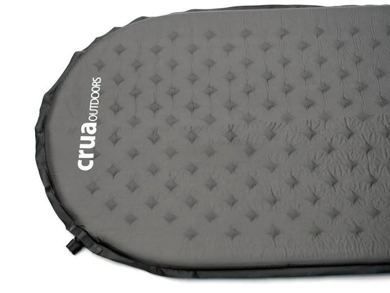 Samopompujący materac, szary Crua Self Inflating Mattress