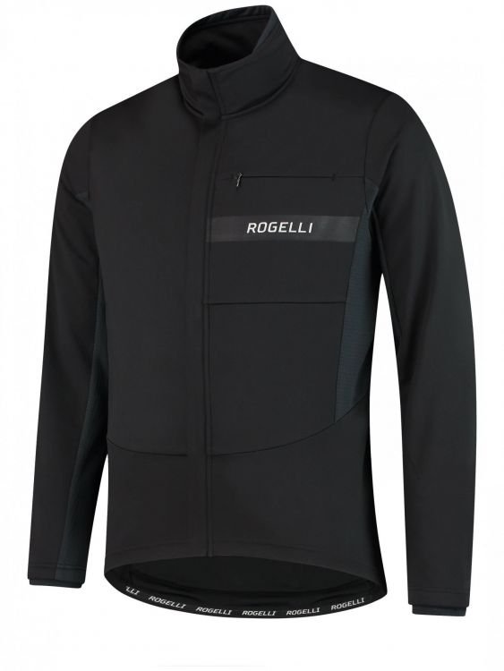 Męska Kurtka Rowerowa Rogelli Barrier Witerjacket  | Black - Rozmiar Xxxl