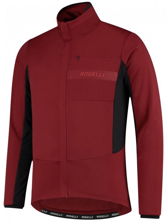 Męska Kurtka Rowerowa Rogelli Barrier Witerjacket  | Bordeaux - Rozmiar Xxl
