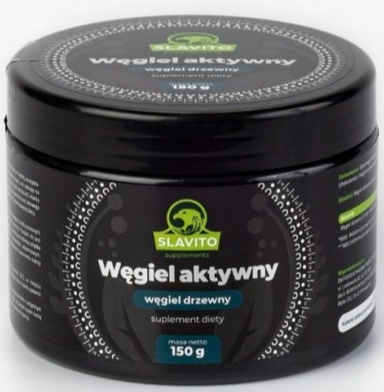 Slavito Węgiel Aktywny Drzewny Proszek 150 g Hubert Czerniak Slavito SLV-007