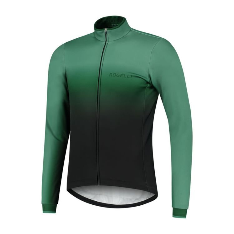 Męska Kurtka Rowerowa Rogelli Horizon | Black/Green - Rozmiar L