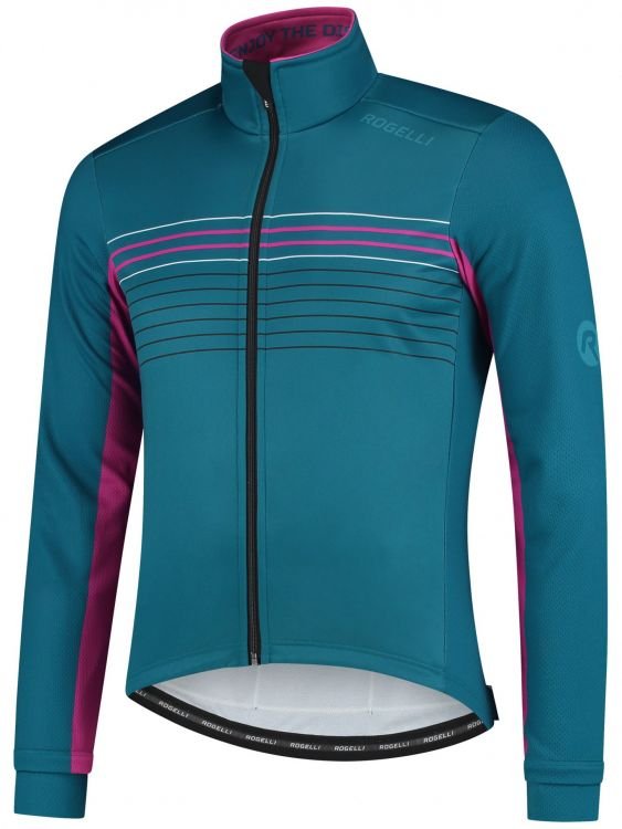 Męska Kurtka Rowerowa Rogelli Kalon Cycling Winterjacket | Blue/Magneta - Rozmiar Xxl
