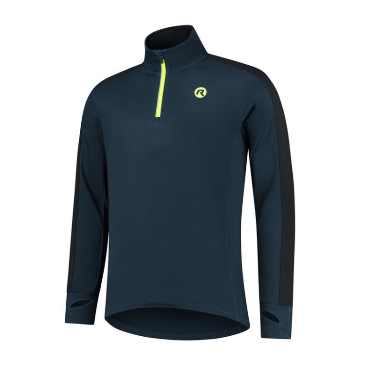 Męska Kurtka Rowerowa Rogelli Electro | Black/Blue - Rozmiar Xxl