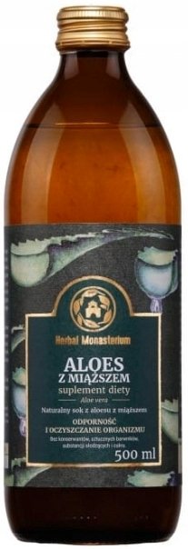 Herbal Pharmaceuticals Sok z Aloesu 100% 500ml Herbal Monasterium