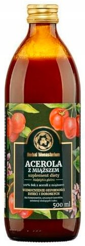 Herbal Monasterium Herbal Monasterium Acerola z miąższem naturalny sok 500 ml 3642961