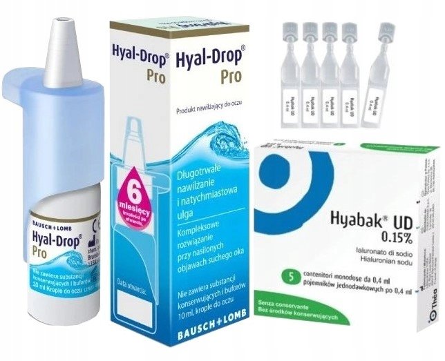 BAUSCH HEALTH Hyal-Drop Pro krople do oczu 10 ml |  OD 199 PLN!