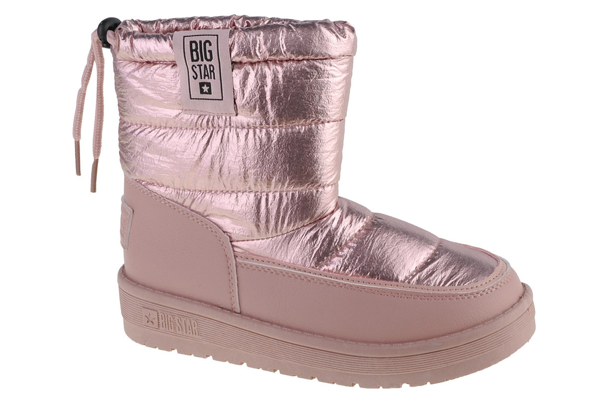 Big Star Kid's Shoes KK374219, dla dziewczynki, śniegowce, Różowy