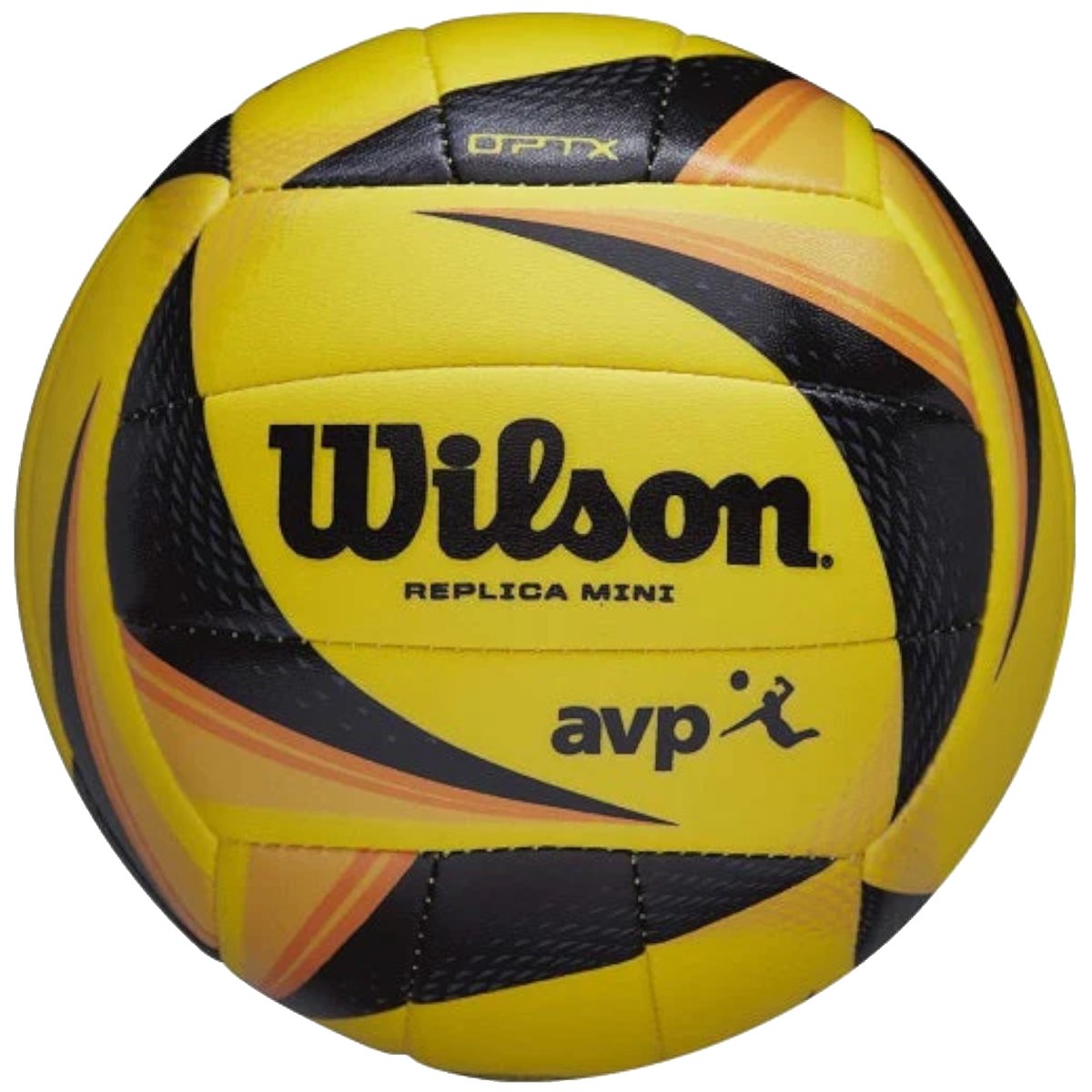 Wilson OPTX AVP Replica Mini Volleyball WTH10020XB, unisex, piłki do siatkówki, Żółte
