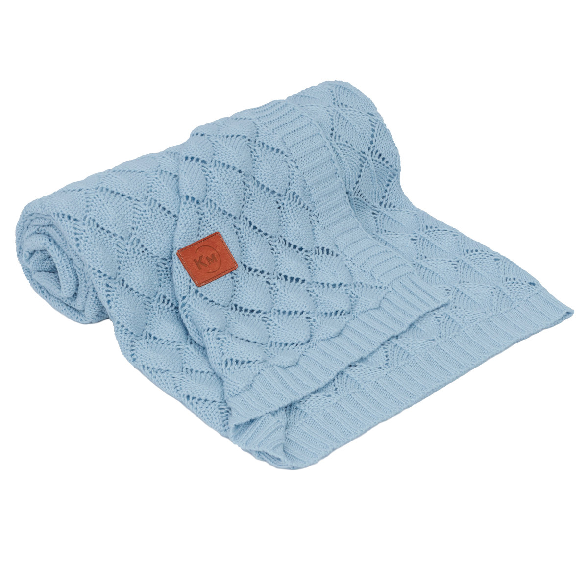 Kocyk Błękitny Bambusowy Cieńszy / Kocykomani