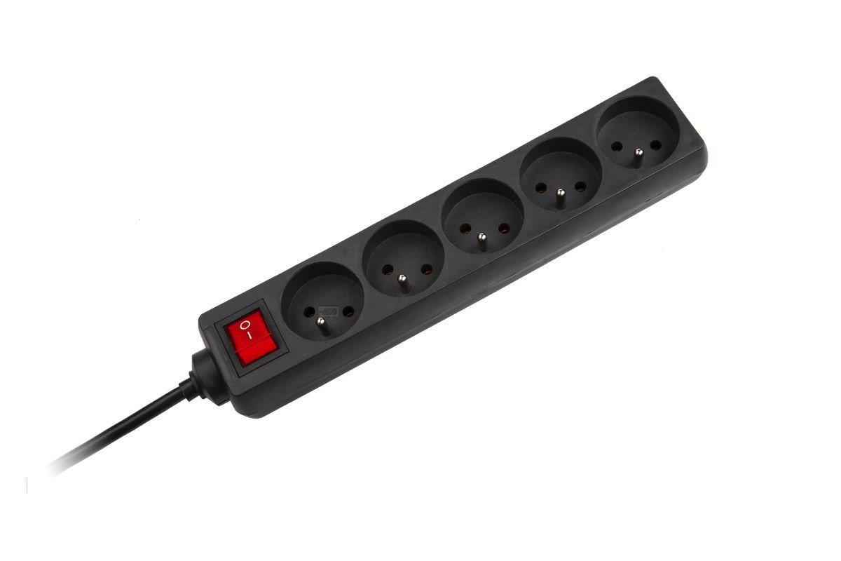 HBF REBEL URZ3061-5B 5m/5 gniazd