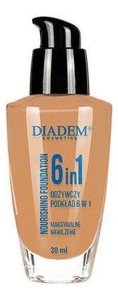 Diadem, Podkład odżywczy do twarzy 6w1 05, 30 ml