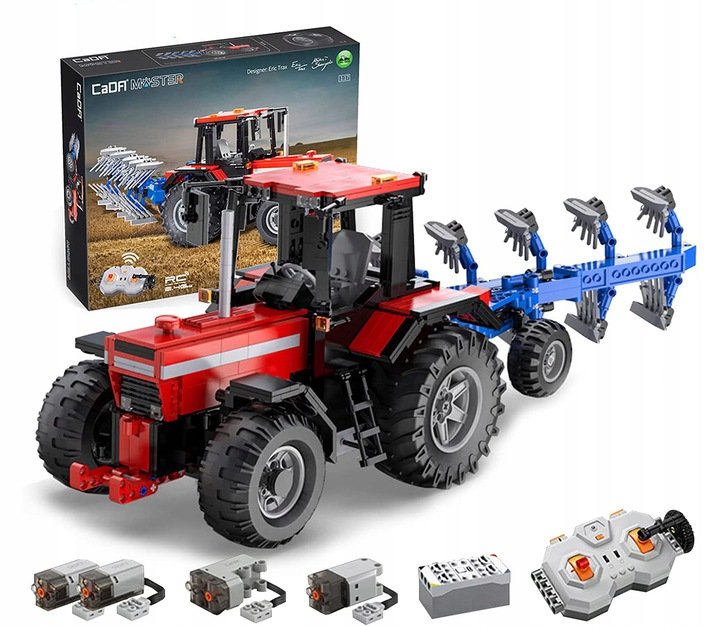 Traktor Zdalnie Sterowany Z Klocków Cada 1657 Elementów