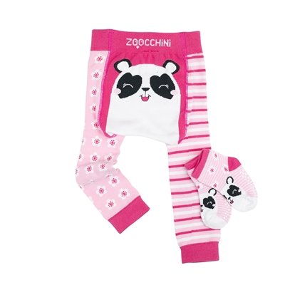 Zoocchini Legginsy I Skarpetki Panda 12-18M.