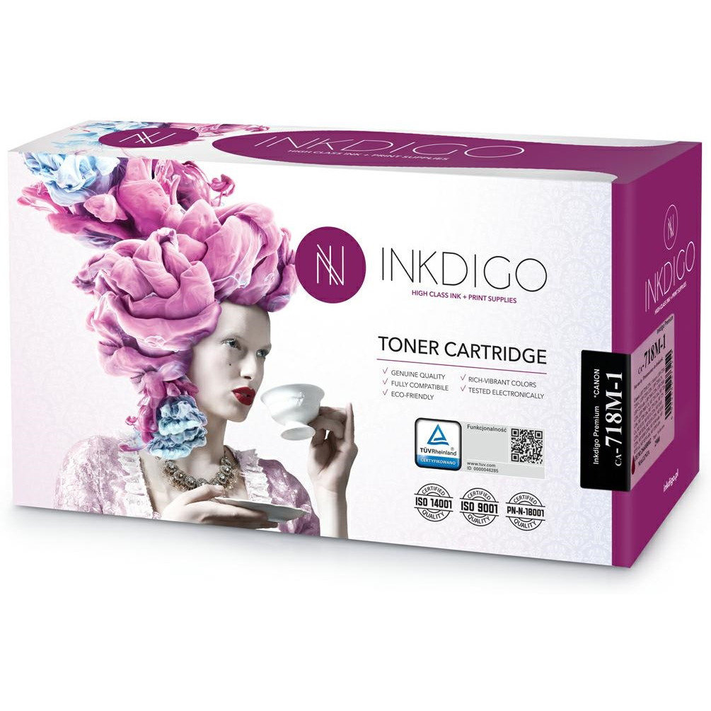 Toner Inkdigo Tuv Canon Crg 118M 318M 718M LBP7200