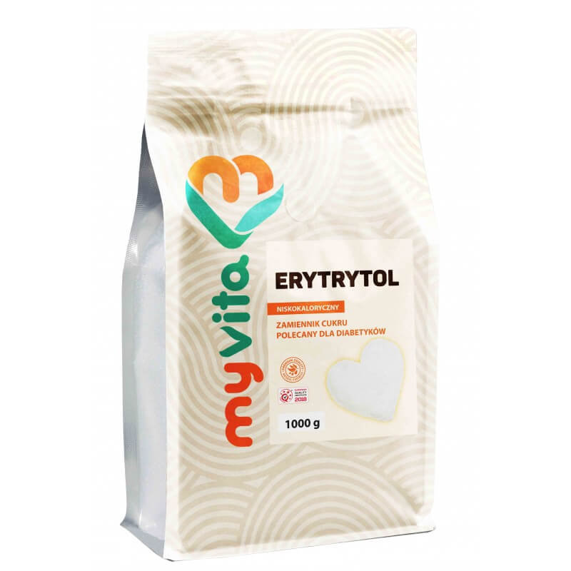 Myvita Erytrytol, Proszek, 1000G