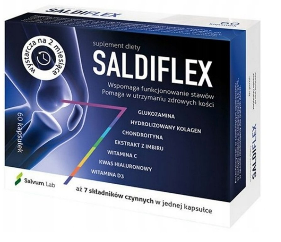 Salvum SALDIFLEX, 60 kapsułek twardych, Salvum 3317041