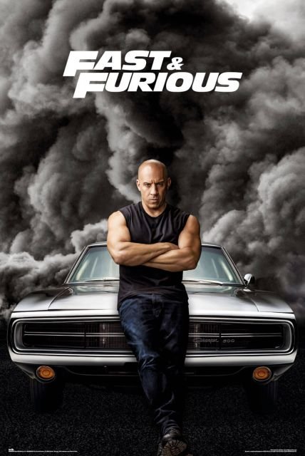 Fast and Furious Dominic - plakat