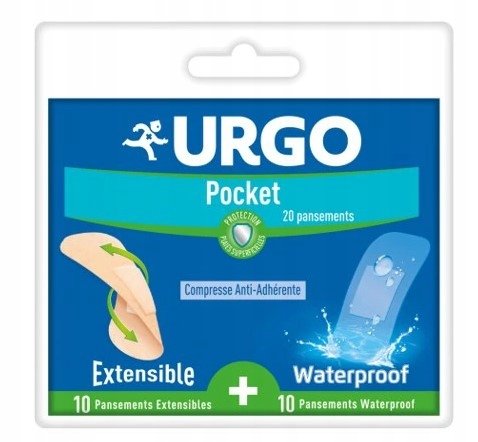 Фото - Інше для медицини URGO Pocket 10 + 10 Zestaw Opatrunków Do Ochrony Ran Powierzchniowych [Dat