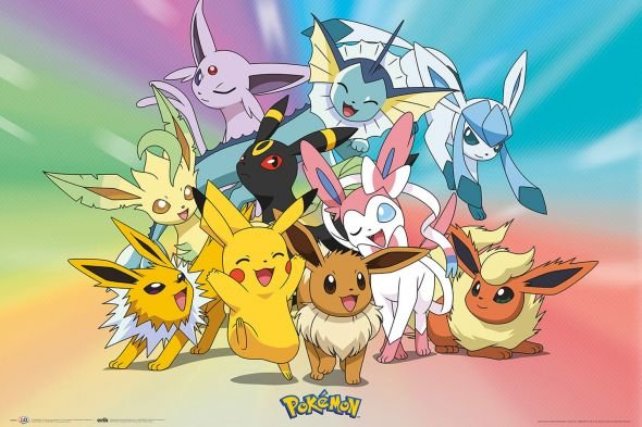 Pokemon Eevee Gotta Catch´Em All - plakat