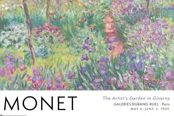 Monet Garden In Giverny - plakat
