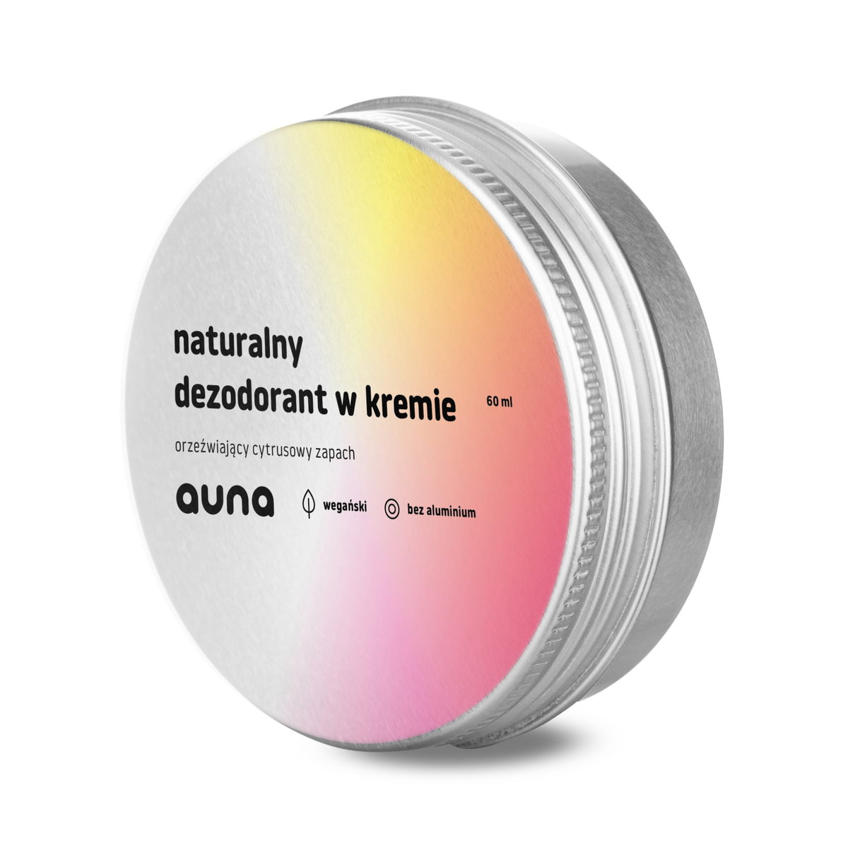 Auna Naturalny dezodorant w kremie Cytrusowy 60ml