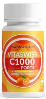 SWISSPHARM VitaSwiss C1000 Forte, 60 tabletek