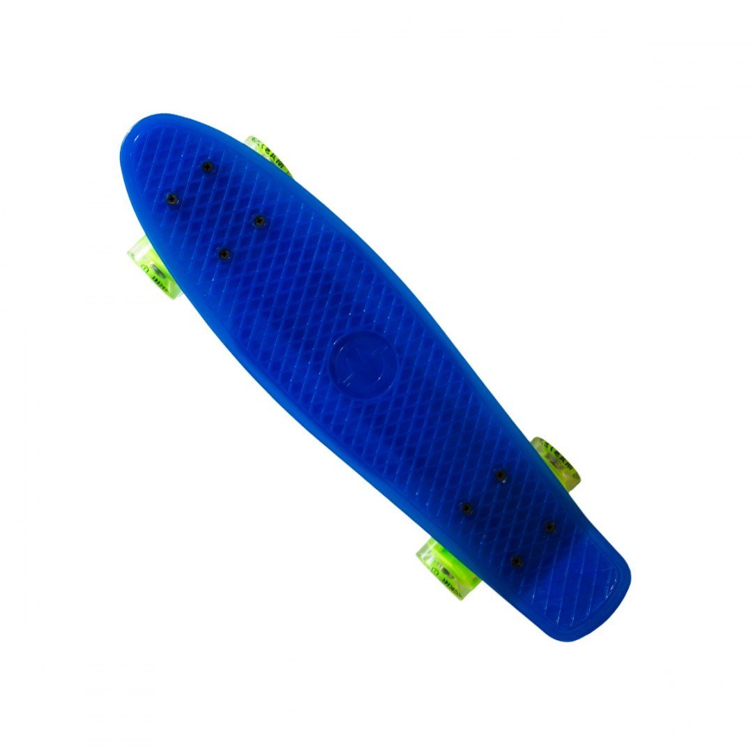 Master tworzywo sztuczne-Board ze źródłami światła rolki Mini Cruiser, niebieski, jeden rozmiar MAS-B097-blue
